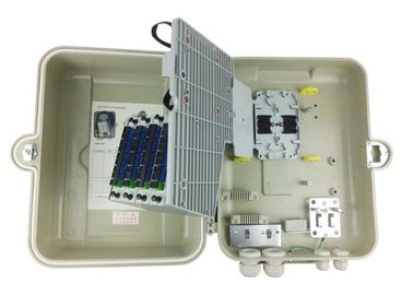 FTTH Fiber Optic Distribution Box 32 Ports SMC Material Cable Termination Box