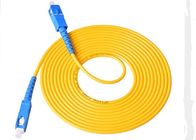 3.00mm 3M SC - SC Fiber  Patch Cord , LSZH / PVC Jacket Fiber Optic Jumper Cables