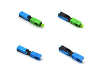 Green Fiber Optic Fast Connector 52mm Fiber Optic SC Connector For 2 X 3mm Drop Cables