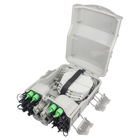 White 16 Ports Fiber Optic Termination Box With Waterproof Adapter