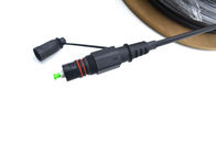 Pre-Connectorized OptiTap To SC/APC Drop Cable Hardened Corning OptiTap Flat Cable 4mm*8mm