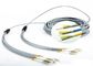 FO Sensor 6 Core Multimode Fiber Optic Cable , Gray LC - LC Fiber Optic Armored Cable