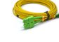 E2000 APC To SC APC Duplex Fiber Optic Cable OS2 Single Mode 2.0mm Bend Insensitive