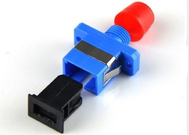 FC - SC Fiber Optic Adapter Single Mode Blue Color For Local Area Network
