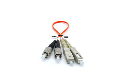 50 125 Fiber Optic Cable Various Color , 3M Multiplex LC ST Fiber Patch Cable