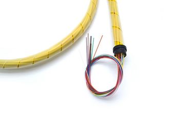 SM 9/125 FTTH Bundle Fiber Optical Pigtials 12 Core FC/APC Connector 60dB Return Loss