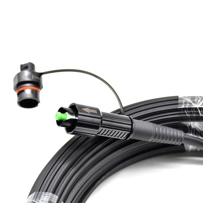 SC APC Waterproof Fiber Pigtail HDPE LSZH G657A2 Fiber Optic Drop Cable